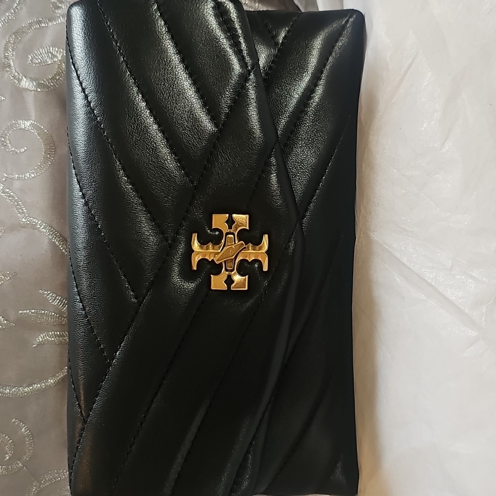 Black Quilted Leather Crossbody Bag